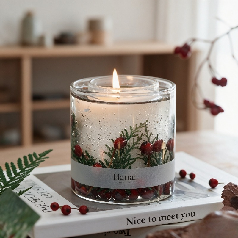 Home Fragrance Best - Set Hadiah Lilin Aromaterapi, Stoples Aromaterapi